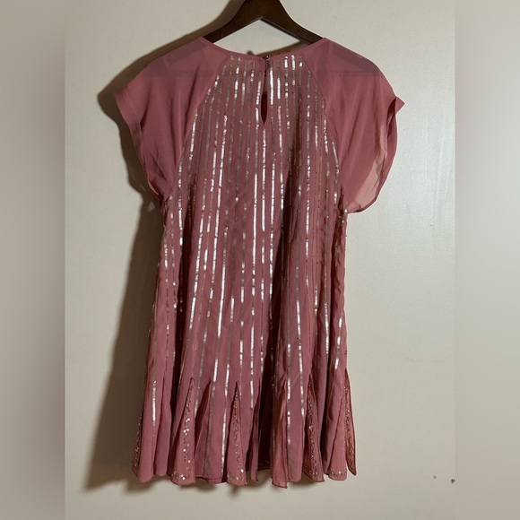 NWOT FREE PEOPLE Mint Julep Mini Dress Pink Small - Picture 5 of 9